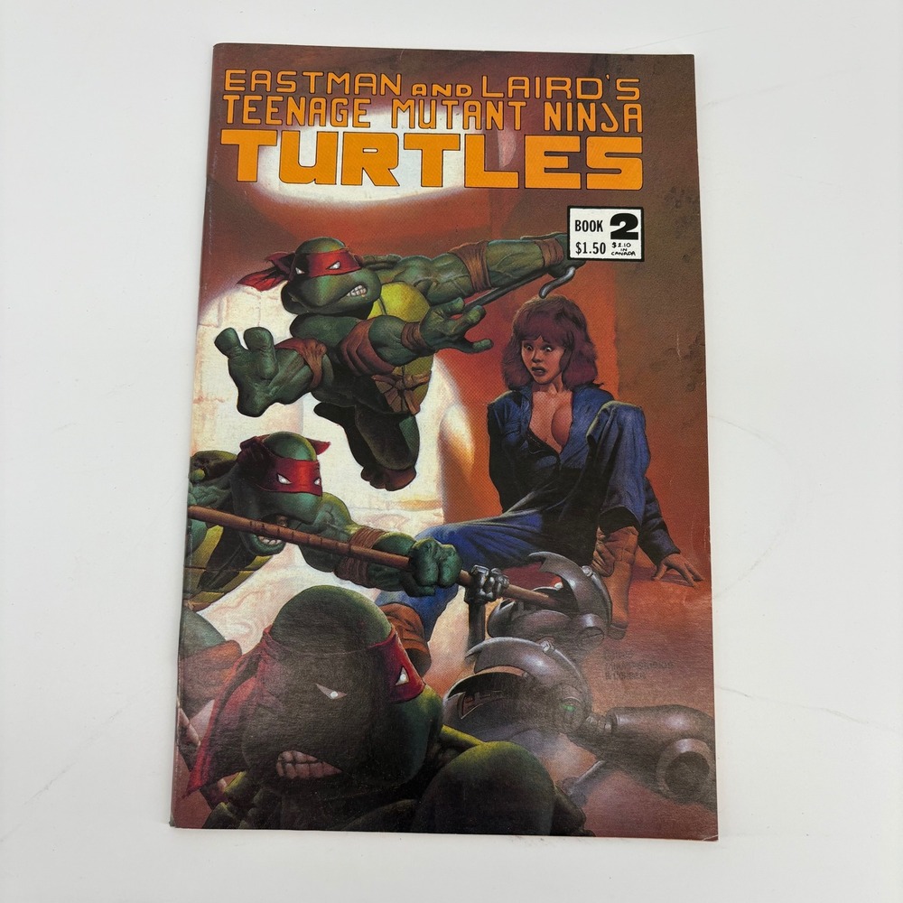 Eastman and Laird Teenage Mutant Ninja Turtles Book 2 Mirage Studios Comic 1980s